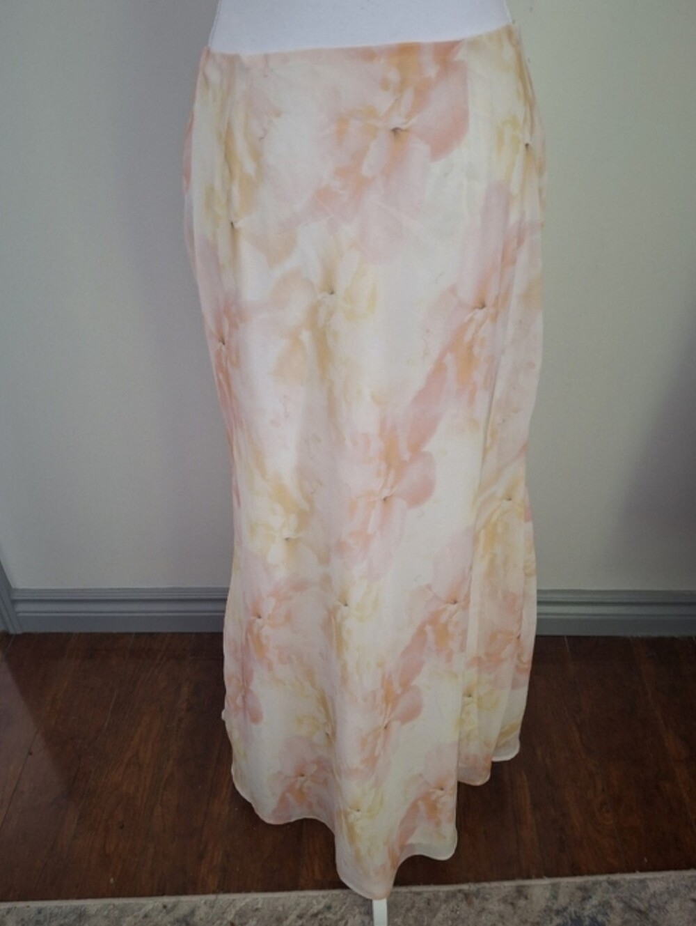 Sale 🎯 Peppermayo Pastel Floral Lined Full Maxi Skirt.  Ladies US 12. NWOT.